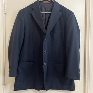 Loro Piana 100% Marino Wool Mens Sport Coat Jacket Blazer Size 46 Quiet Luxury.